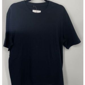 IRIS VON ARNIM mens navy short sleeve t-shirt sz L